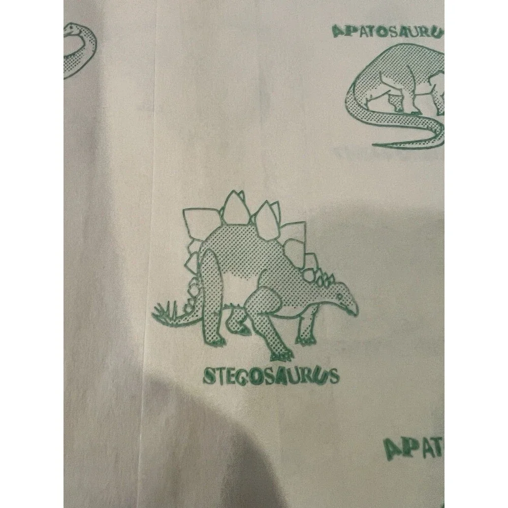 VINTAGE  Paper LUNCH BAGS w ORIGINAL Opened Packaging Yellow Dinosaur Port Wash